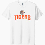 CUSHING HIGH SCHOOL TIGERS Next Level Unisex Tri-Blend T-Shirt Front Thumbnail
