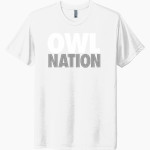 HONDO HIGH SCHOOL OWLS <span class="pdp-name-mascot">HONDO OWLS</span> Next Level Unisex Tri-Blend T-Shirt Front Thumbnail