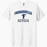 FARMERSVILLE HIGH SCHOOL AZTECS <span class="pdp-name-mascot">FARMERSVILLE AZTECS</span> Next Level Unisex Tri-Blend T-Shirt Front Thumbnail