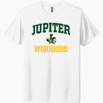 JUPITER HIGH SCHOOL WARRIORS <span class="pdp-name-mascot">JUPITER WARRIORS</span> Next Level Unisex Tri-Blend T-Shirt Front Thumbnail