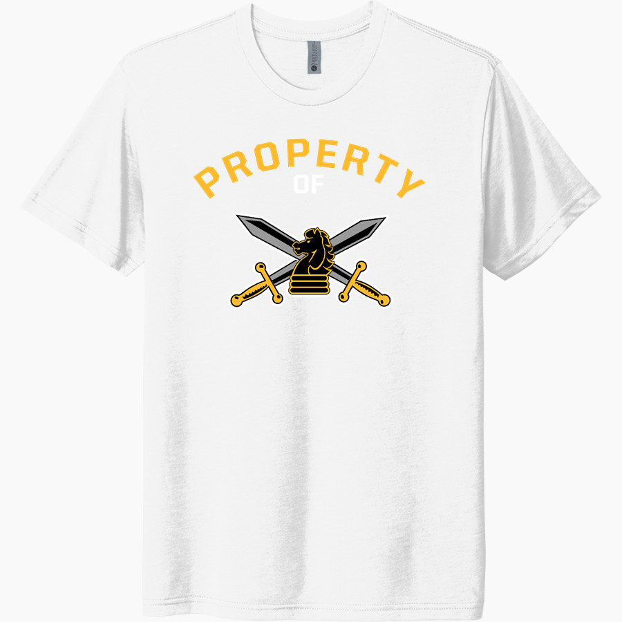 RIO LINDA HIGH SCHOOL KNIGHTS <span class="pdp-name-mascot">RIO LINDA KNIGHTS</span> Next Level Unisex Tri-Blend T-Shirt