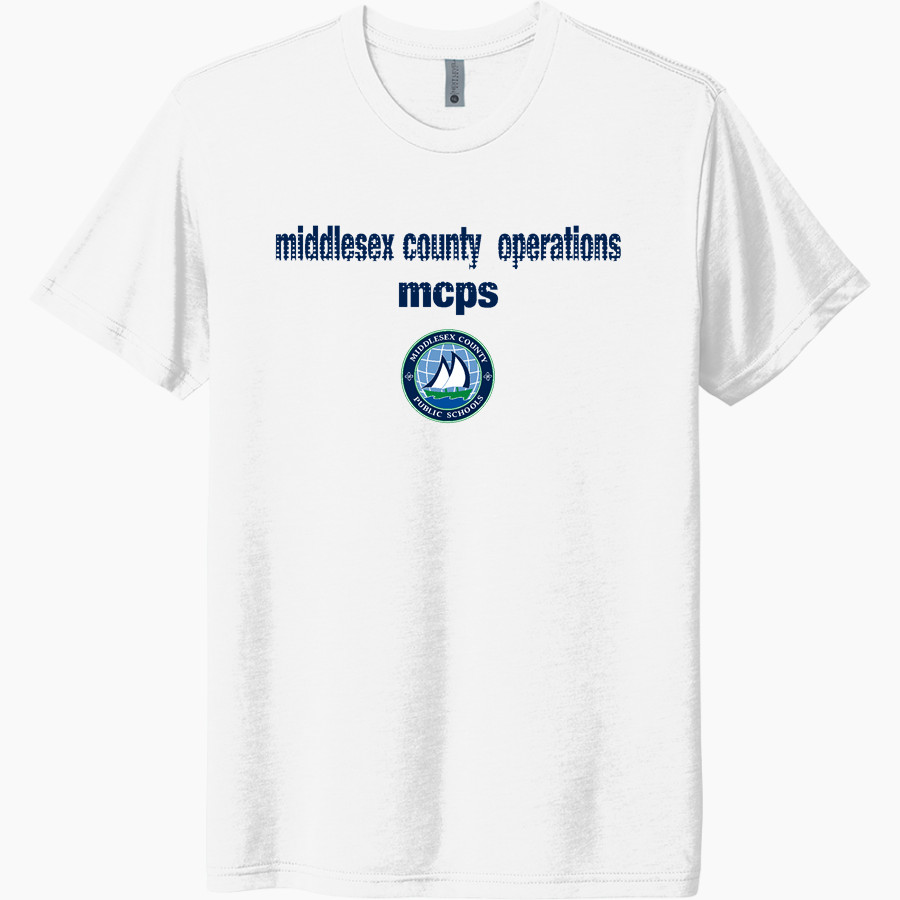 Middlesex County Operations Mcps Next Level Unisex Tri-Blend T-Shirt