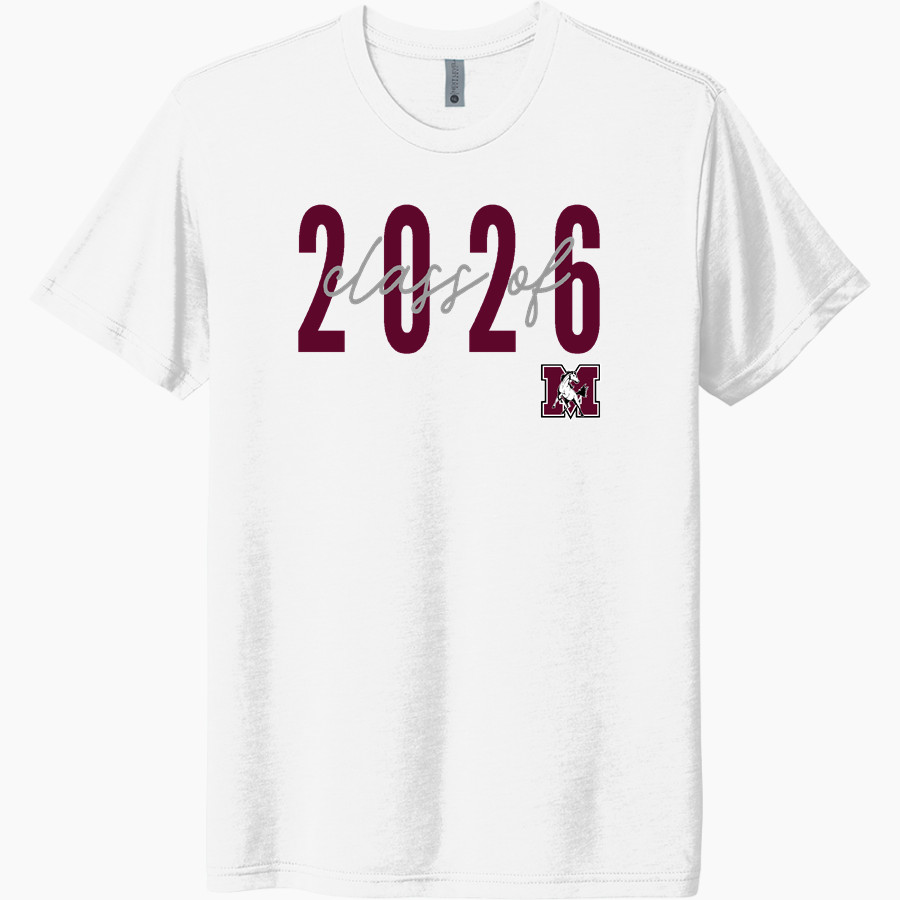 Morton Mustangs Next Level Unisex Tri-Blend T-Shirt