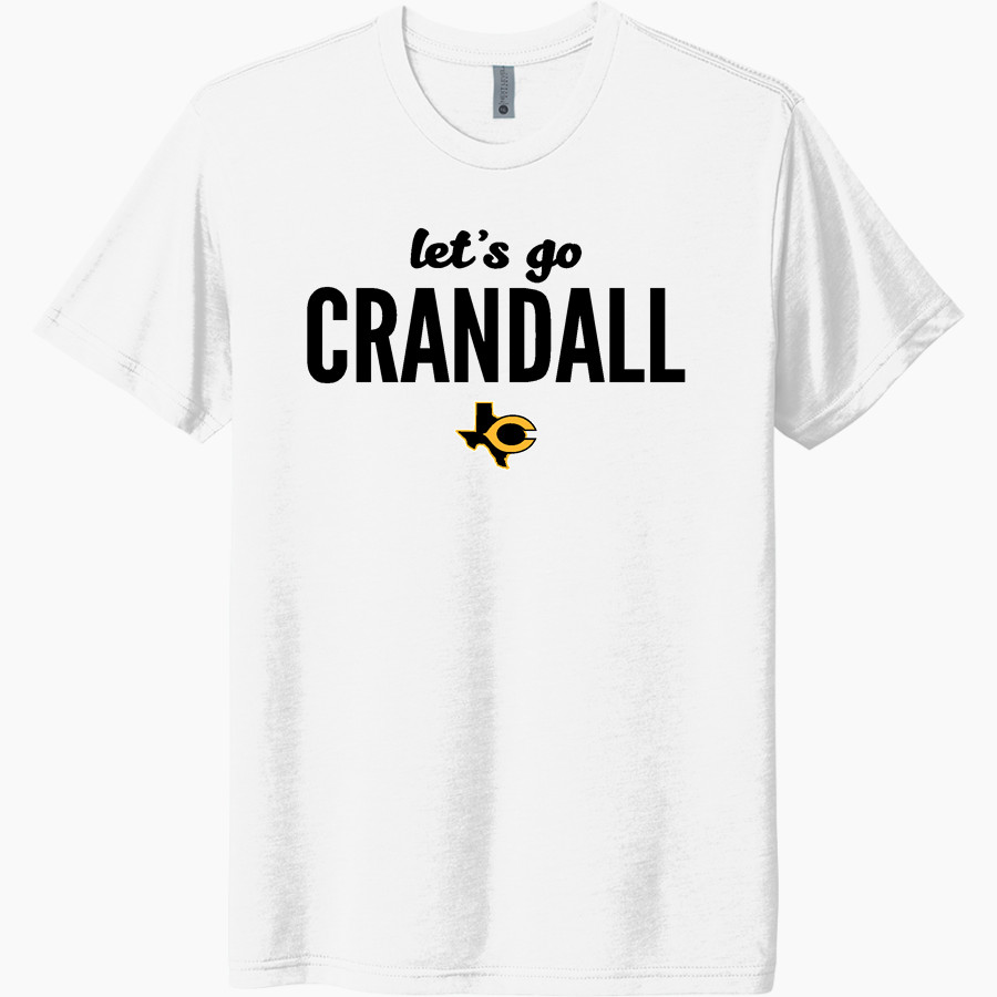 CRANDALL HIGH SCHOOL PIRATES <span class="pdp-name-mascot">CRANDALL PIRATES</span> Next Level Unisex Tri-Blend T-Shirt