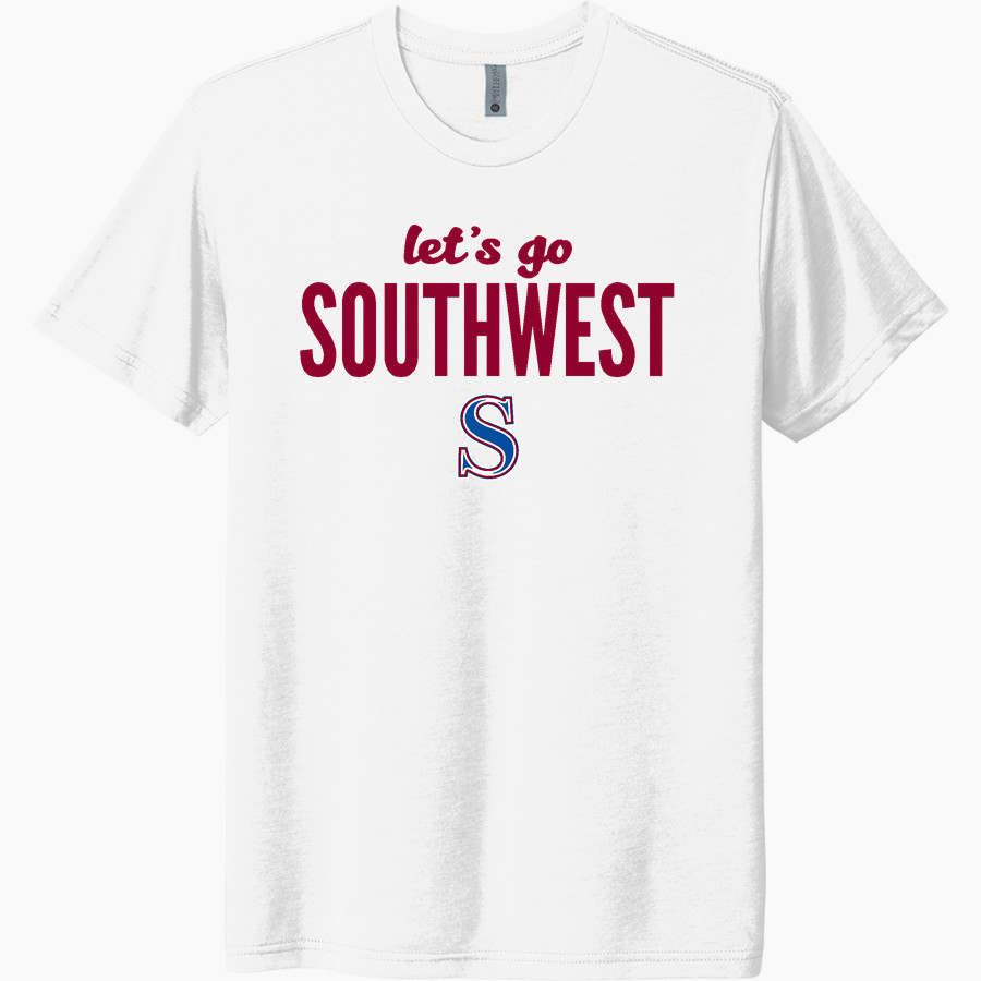SOUTHWEST HIGH SCHOOL RAIDERS Next Level Unisex Tri-Blend T-Shirt