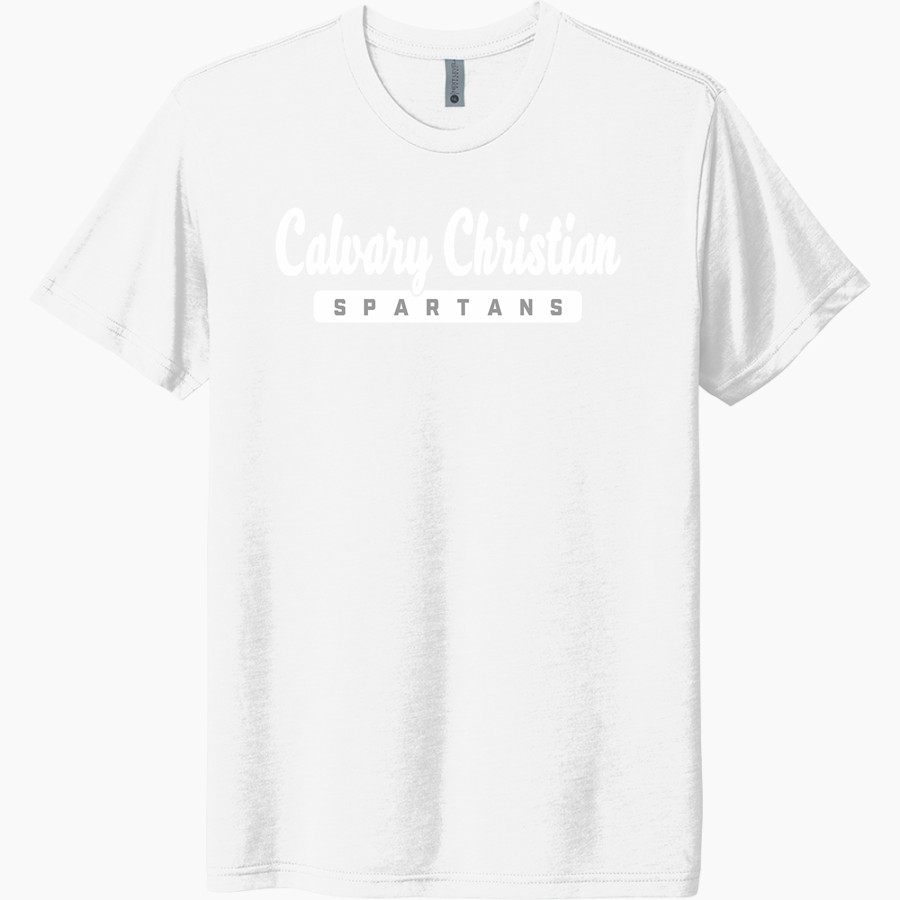 Calvary Christian Spartans <span class="pdp-name-mascot">Calvary Christian Spartans</span> Next Level Unisex Tri-Blend T-Shirt
