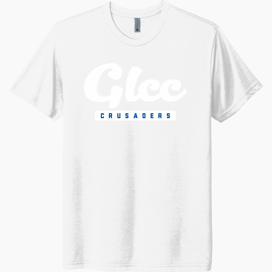 GLCC Crusaders <span class="pdp-name-mascot">Great Lakes Christian College Crusaders</span> Next Level Unisex Tri-Blend T-Shirt