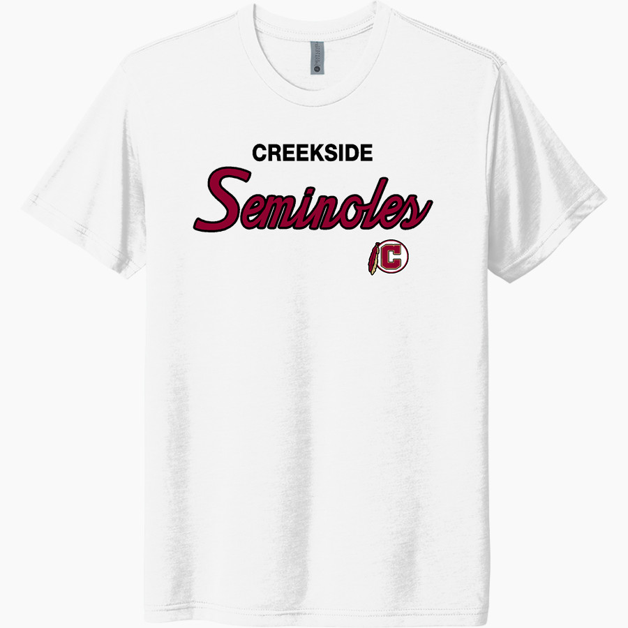 Creekside Seminoles <span class="pdp-name-mascot">Creekside Seminoles</span> Next Level Unisex Tri-Blend T-Shirt