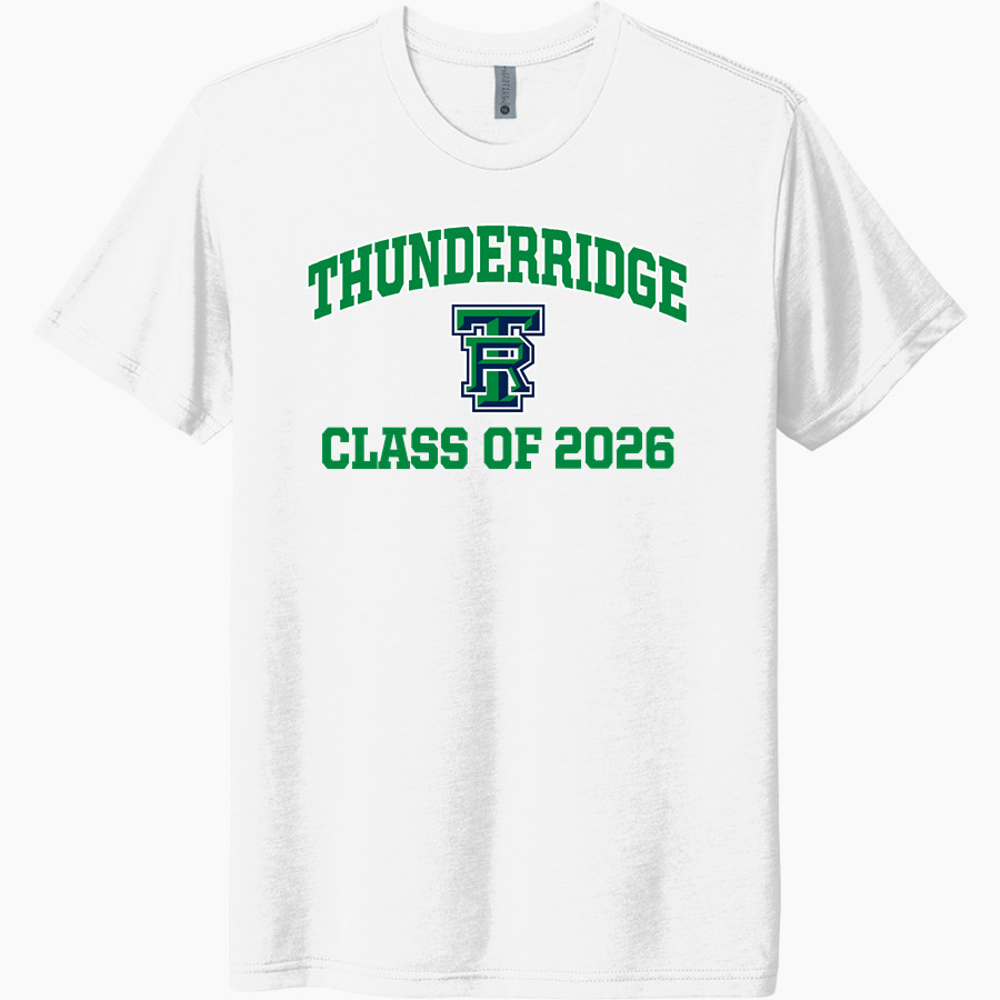THUNDERRIDGE HIGH SCHOOL GRIZZLIES Next Level Unisex Tri-Blend T-Shirt