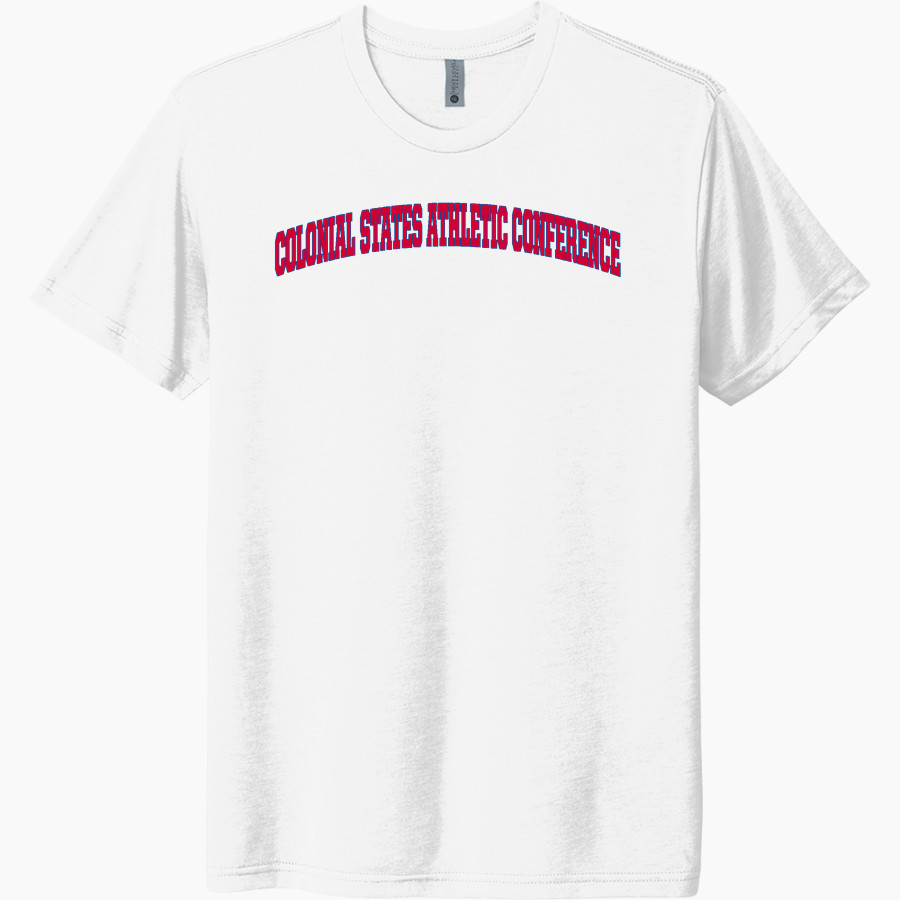 Colonial States Athletic Conference Eagle Next Level Unisex Tri-Blend T-Shirt