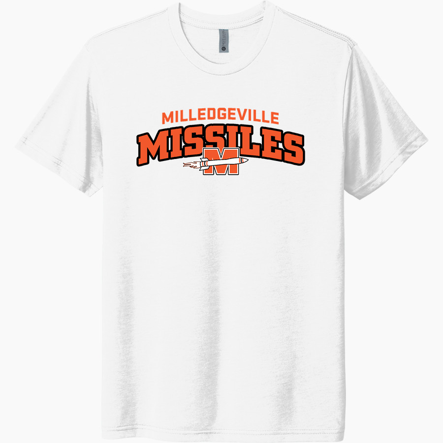 Milledgeville Missiles <span class="pdp-name-mascot">Milledgeville High School Missiles</span> Next Level Unisex Tri-Blend T-Shirt
