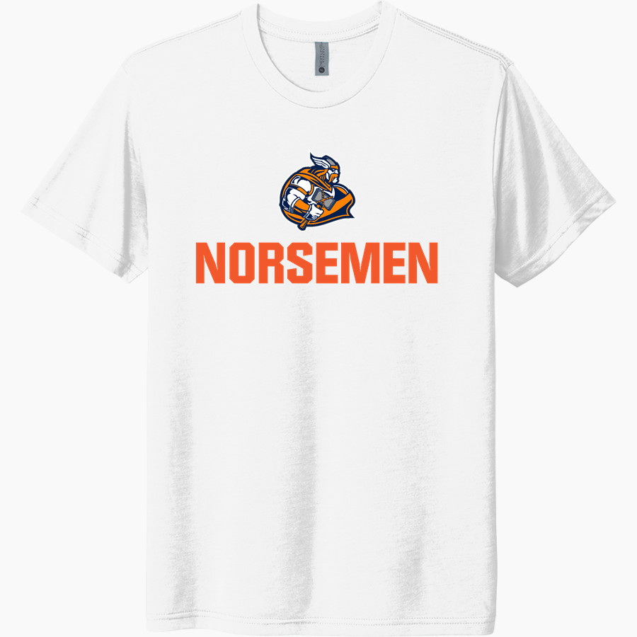 VALHALLA HIGH SCHOOL NORSEMEN <span class="pdp-name-mascot">VALHALLA NORSEMEN</span> Next Level Unisex Tri-Blend T-Shirt