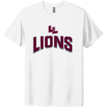 LOCKHART HIGH SCHOOL LIONS <span class="pdp-name-mascot">LOCKHART LIONS</span> Next Level Apparel Unisex Tri-Blend T-Shirt Front Thumbnail
