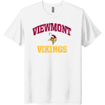 VIEWMONT HIGH SCHOOL VIKINGS <span class="pdp-name-mascot">VIEWMONT VIKINGS</span> Next Level Unisex Tri-Blend T-Shirt Front Thumbnail