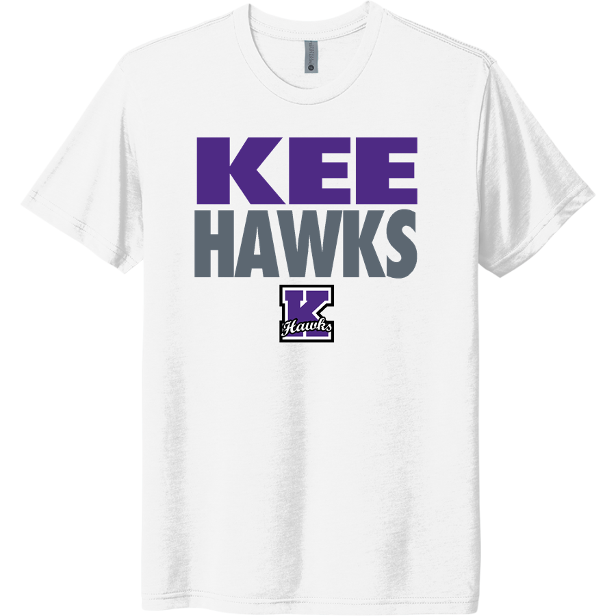 Kee Hawks <span class="pdp-name-mascot">Kee Hawks</span> Next Level Unisex Tri-Blend T-Shirt