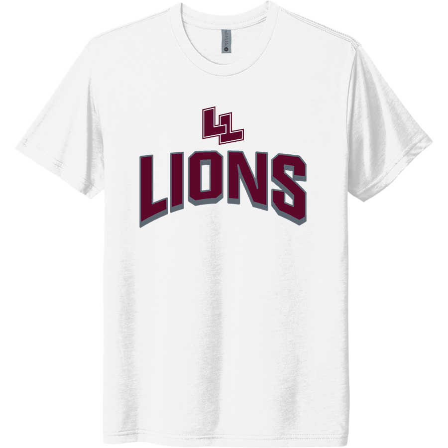 LOCKHART HIGH SCHOOL LIONS <span class="pdp-name-mascot">LOCKHART LIONS</span> Next Level Apparel Unisex Tri-Blend T-Shirt