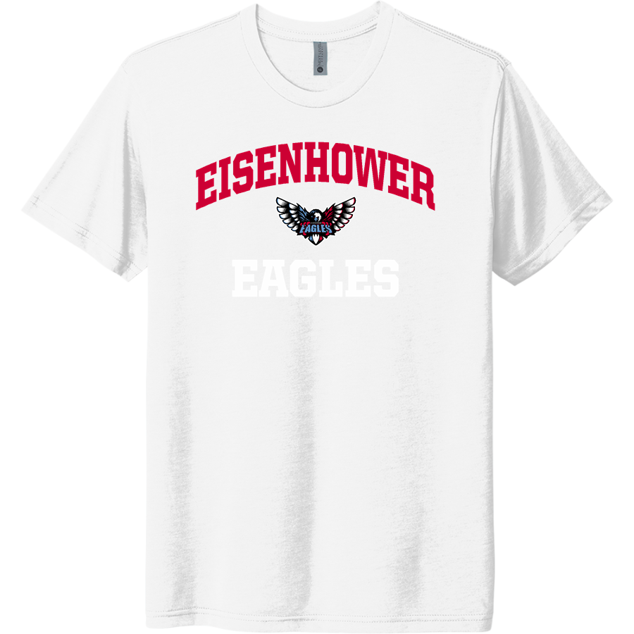 EISENHOWER HIGH SCHOOL EAGLES <span class="pdp-name-mascot">EISENHOWER EAGLES</span> Next Level Unisex Tri-Blend T-Shirt