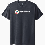 New Haven U.S.D. New Haven U.S.D. Next Level Unisex Tri-Blend T-Shirt Front Thumbnail
