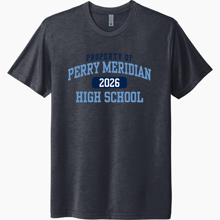 Perry Meridian Falcons Next Level Unisex Tri-Blend T-Shirt