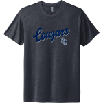 Columbia Cougars <span class="pdp-name-mascot">Columbia Cougars</span> Next Level Apparel Unisex Tri-Blend T-Shirt Front Thumbnail