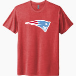 MIDFIELD HIGH SCHOOL PATRIOTS Next Level Unisex Tri-Blend T-Shirt Front Thumbnail