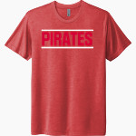 Porterville Pirates <span class="pdp-name-mascot">Porterville College Pirates</span> Next Level Unisex Tri-Blend T-Shirt Front Thumbnail