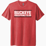 Buckeye Volleyball Club Next Level Unisex Tri-Blend T-Shirt Front Thumbnail
