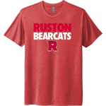 RUSTON HIGH SCHOOL BEARCATS <span class="pdp-name-mascot">RUSTON BEARCATS</span> Next Level Unisex Tri-Blend T-Shirt Front Thumbnail