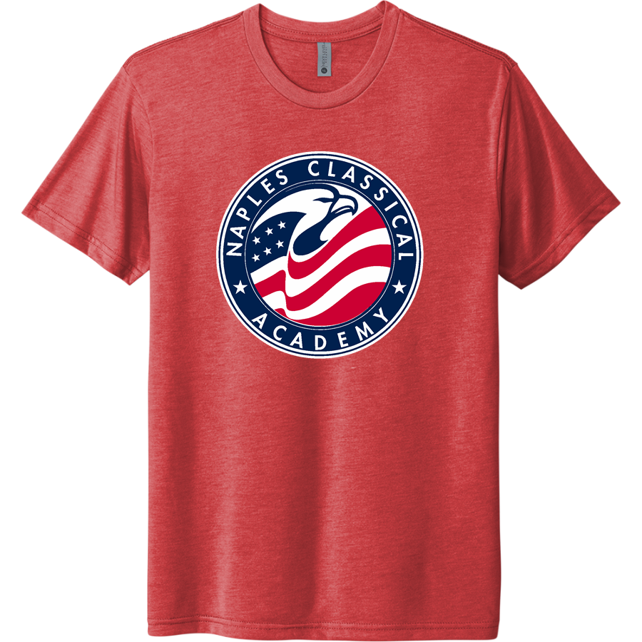Naples Classical Academy <span class="pdp-name-mascot">Naples Classical Academy Patriots</span> Next Level Apparel Unisex Tri-Blend T-Shirt