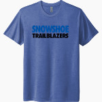 Snowshoe Trailblazers <span class="pdp-name-mascot">Snowshoe Trailblazers</span> Next Level Unisex Tri-Blend T-Shirt Front Thumbnail