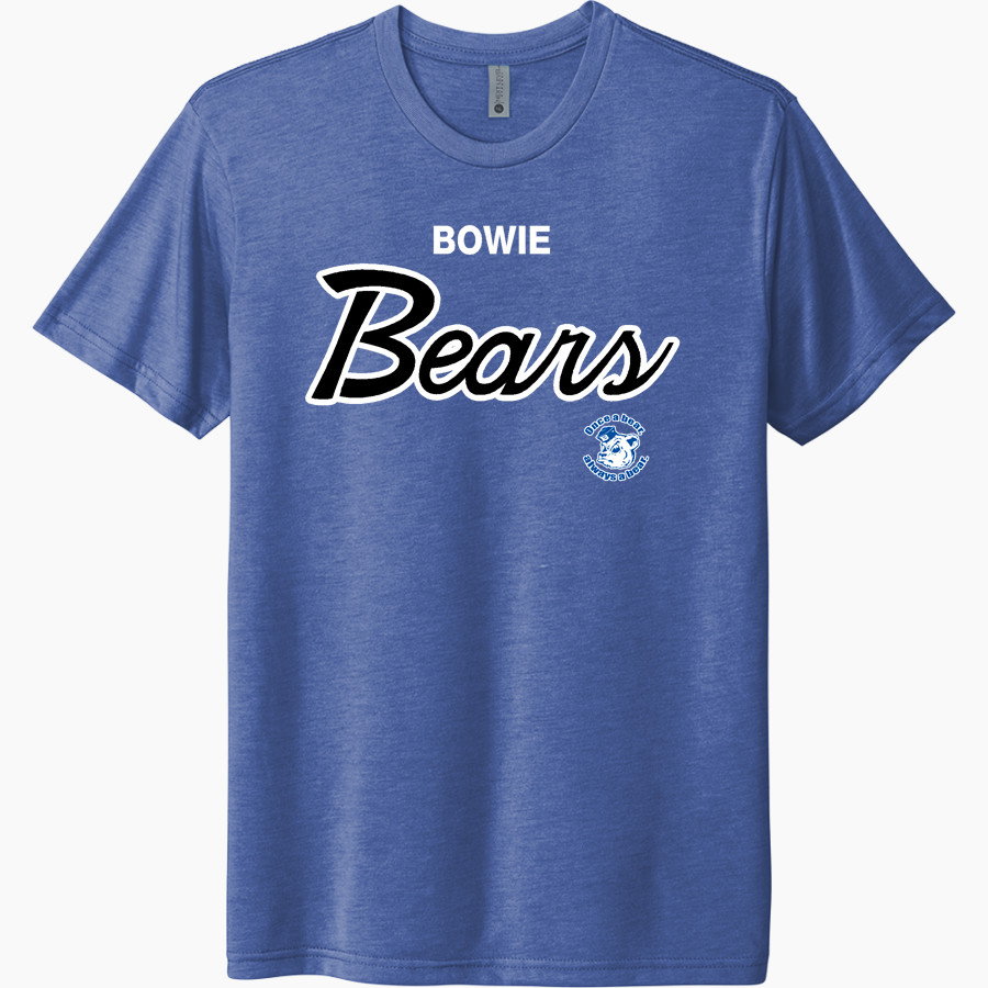 BOWIE HIGH SCHOOL BEARS <span class="pdp-name-mascot">BOWIE BEARS</span> Next Level Unisex Tri-Blend T-Shirt