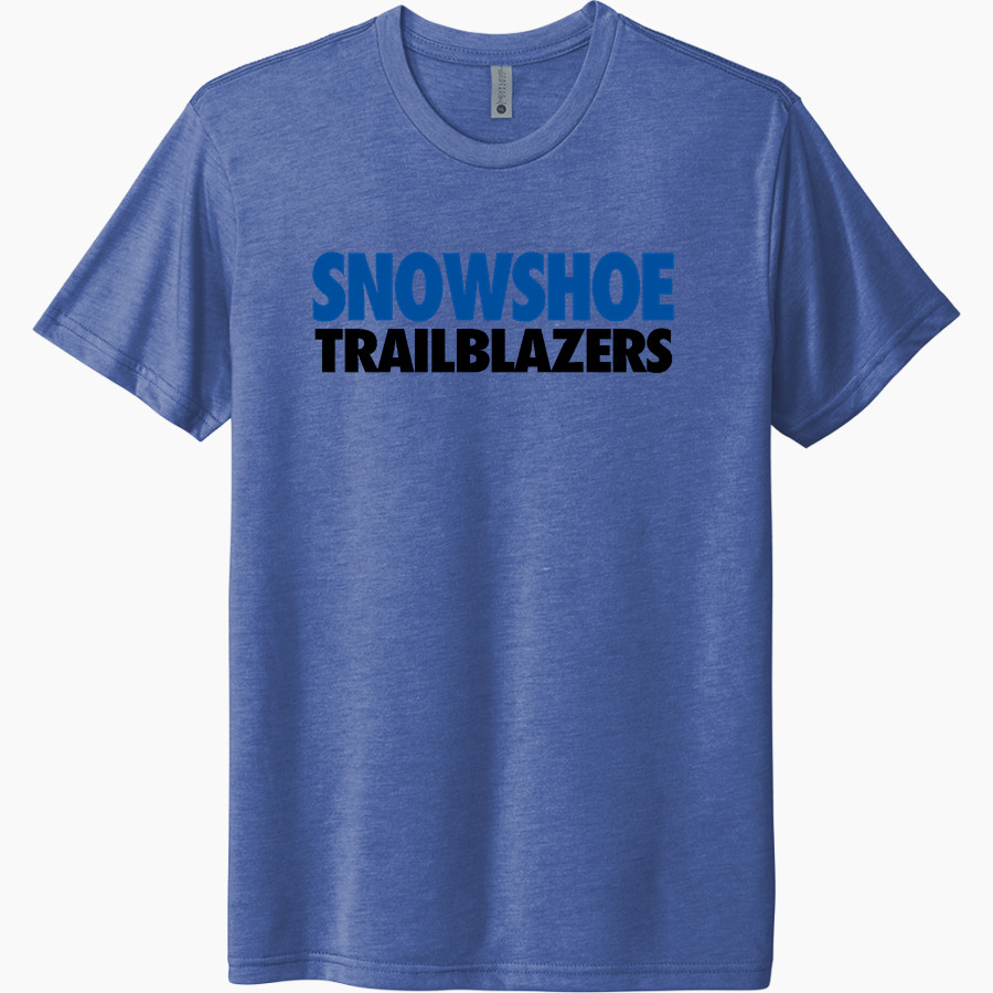 Snowshoe Trailblazers <span class="pdp-name-mascot">Snowshoe Trailblazers</span> Next Level Unisex Tri-Blend T-Shirt