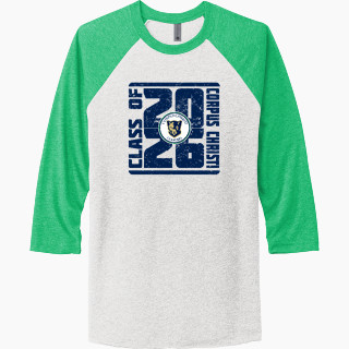 Next Level Unisex Tri-Blend 3/4-Sleeve Raglan T-Shirt