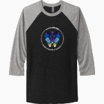 Dutchess BOCES <span class="pdp-name-mascot">Dutchess County BOCES</span> Next Level Unisex Tri-Blend 3/4-Sleeve Raglan T-Shirt Front Thumbnail