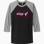 Mash Athletics <span class="pdp-name-mascot">Minnesota Mash Baseball Club</span> Next Level Unisex Tri-Blend 3/4-Sleeve Raglan T-Shirt Front Thumbnail