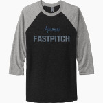 Adrenaline Fastpitch Fastpitch <span class="pdp-name-mascot">Adrenaline Fastpitch Fastpitch</span> Next Level Unisex Tri-Blend 3/4-Sleeve Raglan T-Shirt Front Thumbnail