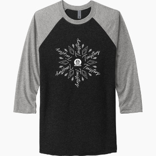 Next Level Unisex Tri-Blend 3/4-Sleeve Raglan T-Shirt