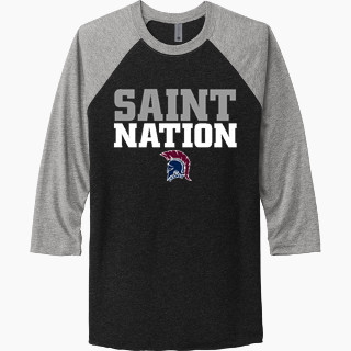 Next Level Unisex Tri-Blend 3/4-Sleeve Raglan T-Shirt