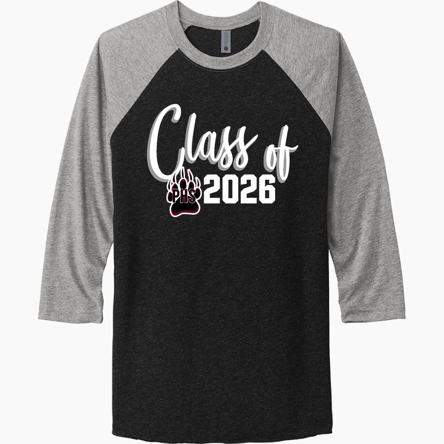 Paideia High Bears <span class="pdp-name-mascot">Paideia High School Bears</span> Next Level Unisex Tri-Blend 3/4-Sleeve Raglan T-Shirt