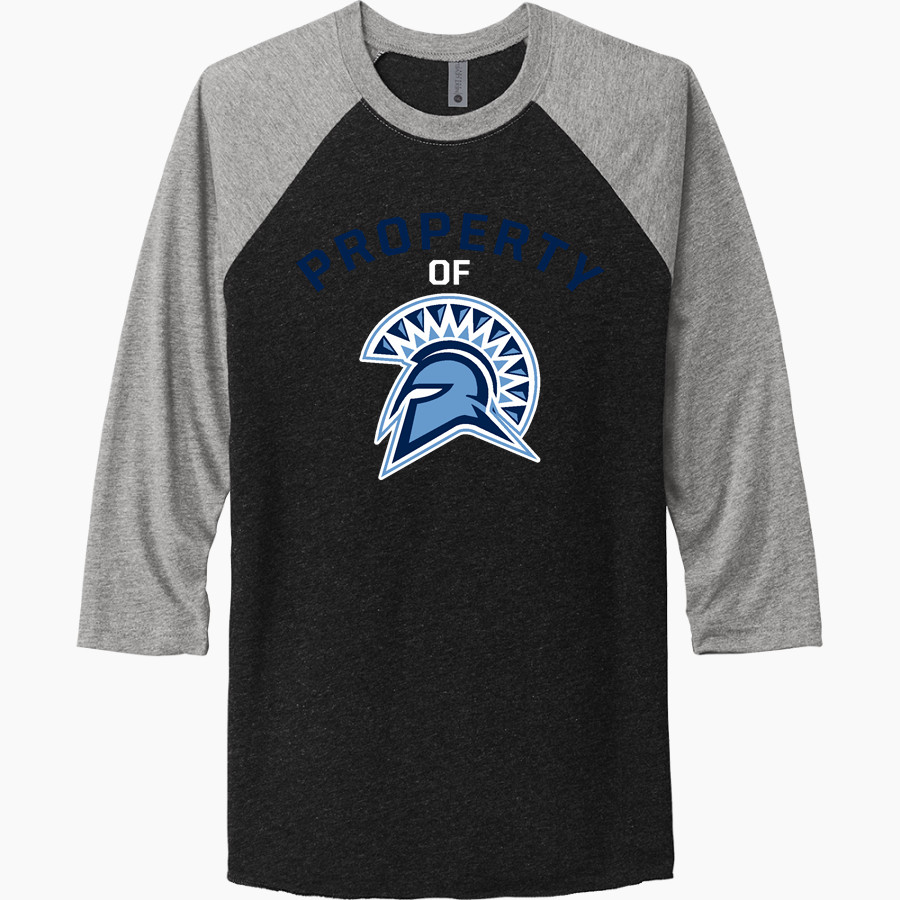 OLYMPIA HIGH SCHOOL SPARTANS <span class="pdp-name-mascot">OLYMPIA SPARTANS</span> Next Level Unisex Tri-Blend 3/4-Sleeve Raglan T-Shirt