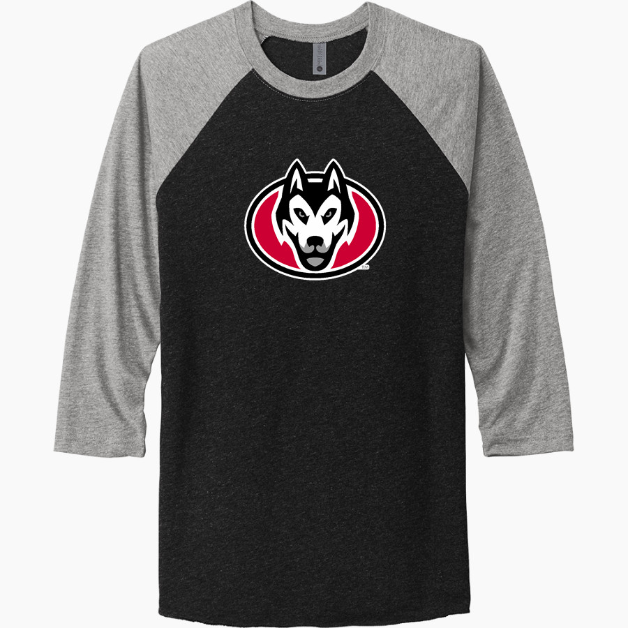 St. Cloud State University The Official Online Store Next Level Unisex Tri-Blend 3/4-Sleeve Raglan T-Shirt