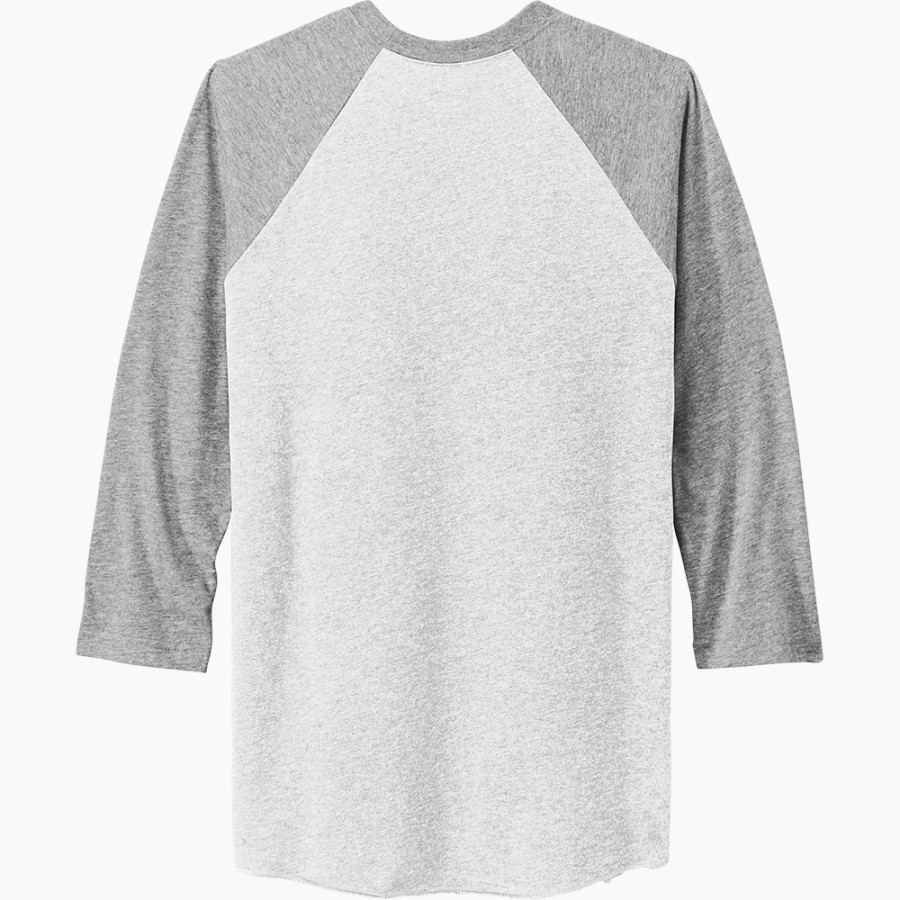 Lutheran Knights Next Level Unisex Tri-Blend 3/4-Sleeve Raglan T-Shirt