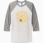 THE HIGH SCHOOL OF SAINT THOMAS MORE SABERS <span class="pdp-name-mascot">SAINT THOMAS MORE SABERS</span> Next Level Unisex Tri-Blend 3/4-Sleeve Raglan T-Shirt Front Thumbnail
