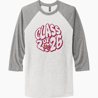 Next Level Unisex Tri-Blend 3/4-Sleeve Raglan T-Shirt