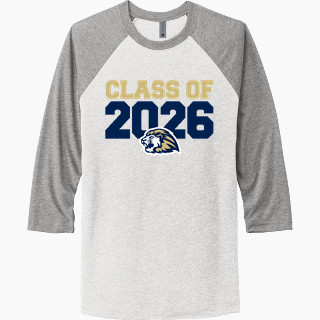 Next Level Unisex Tri-Blend 3/4-Sleeve Raglan T-Shirt