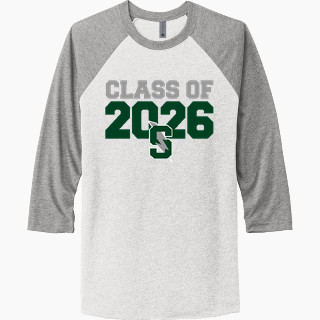 Next Level Unisex Tri-Blend 3/4-Sleeve Raglan T-Shirt