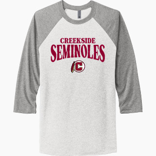 Next Level Unisex Tri-Blend 3/4-Sleeve Raglan T-Shirt