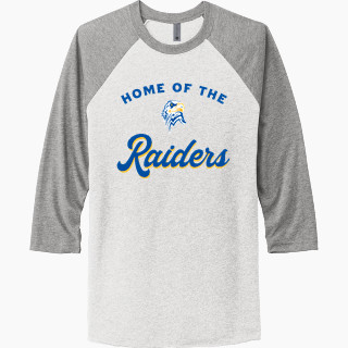 Next Level Unisex Tri-Blend 3/4-Sleeve Raglan T-Shirt