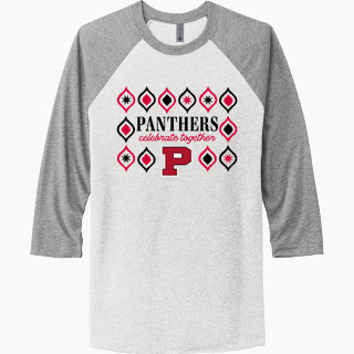 Next Level Unisex Tri-Blend 3/4-Sleeve Raglan T-Shirt