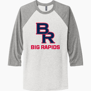 Next Level Unisex Tri-Blend 3/4-Sleeve Raglan T-Shirt